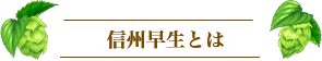 信州早生とは