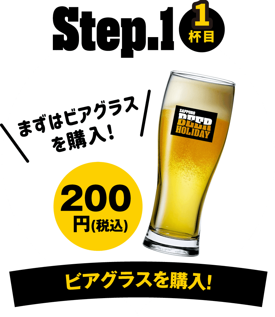 ビアグラスを購入！