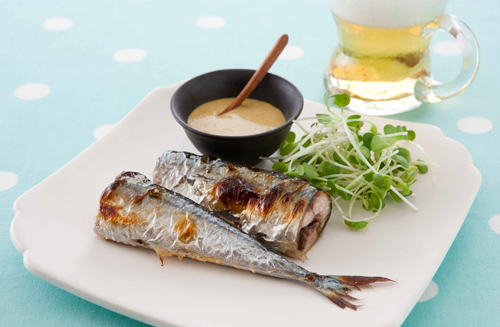 さんまのグリル カレーマヨソース
