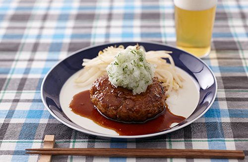 照り焼きハンバーグ 大根おろしがけ
