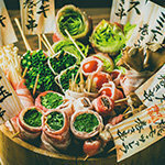 肉と炉ばた さんど。