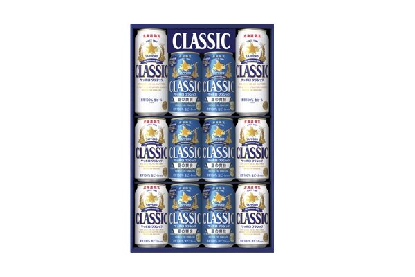 サッポロ クラシック缶350ml×4本、サッポロ クラシック缶500ml×2本、サッポロ クラシック 夏の爽快缶350ml×6本