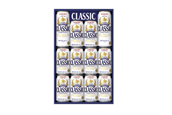 サッポロ クラシック缶350ml×10本、サッポロ クラシック缶500ml×2本