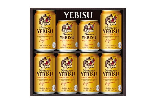 ヱビスビール缶350ml×6本、ヱビスビール缶250ml×2本